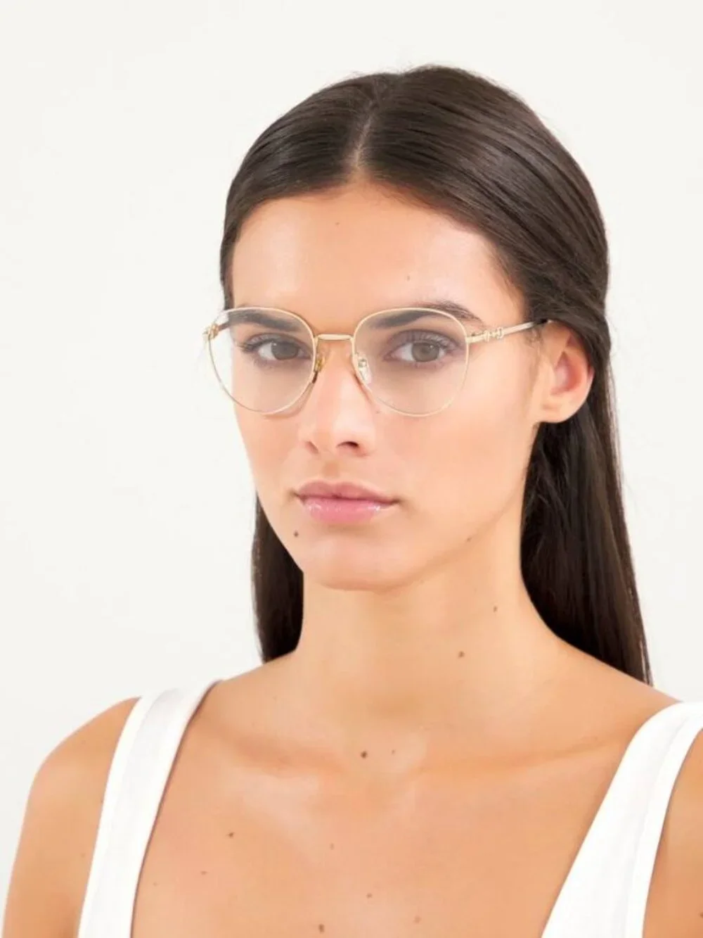 Gucci GG0880O 002 Square Eyeglasses - Havana/Gold 51mm
